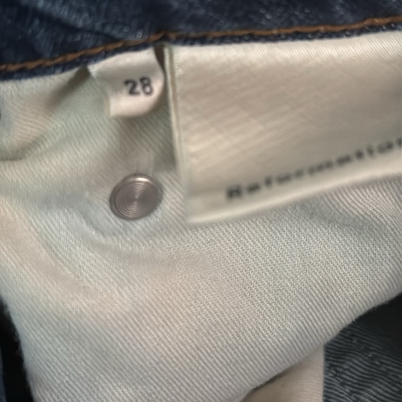 Reformation High Rise Skinny Jeans Medium Rinse Sz 28 - Picture 6 of 6